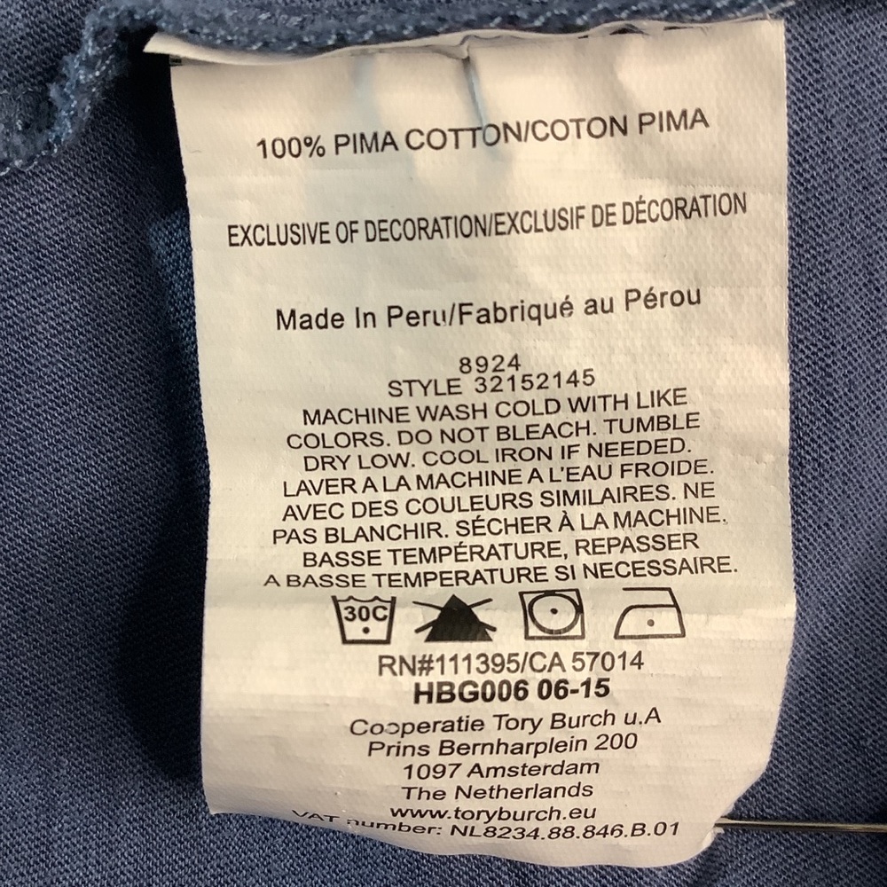 TORY BURCH Printed Cotton Top 41 - Picture 5 of 9